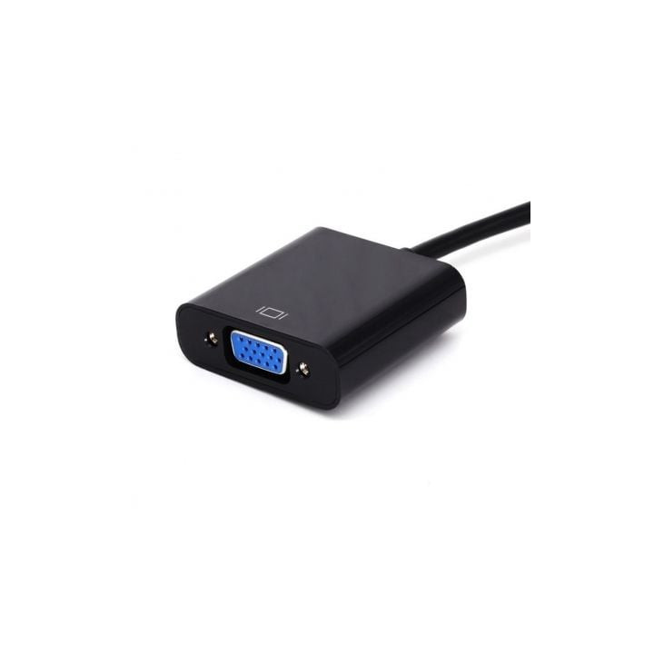 Cable conversor aisens a147-0352/ dvi macho - vga hembra/ 30cm/ negro