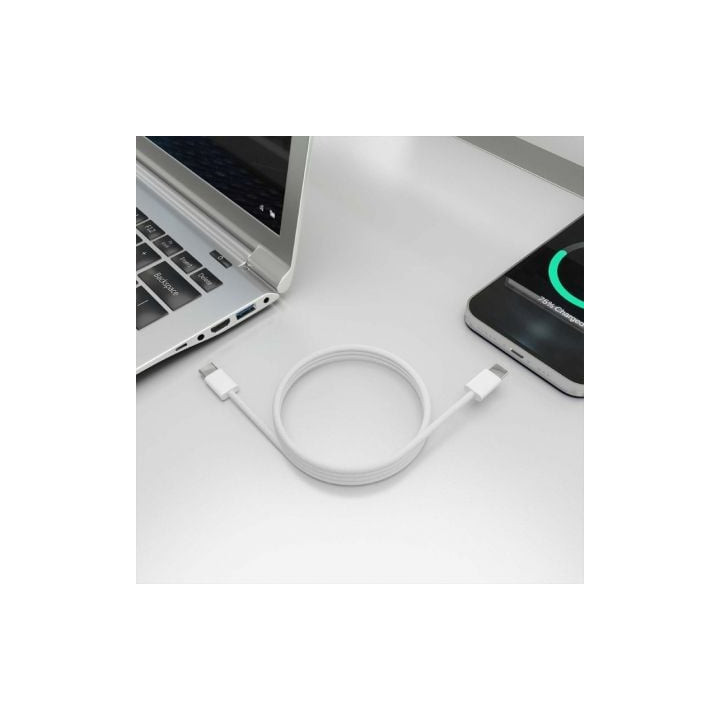 Cable usb 2.0 tipo-c aisens a107-0855/ usb tipo-c macho - usb macho/ hasta 60w/ 480mbps/ 1m/ blanco