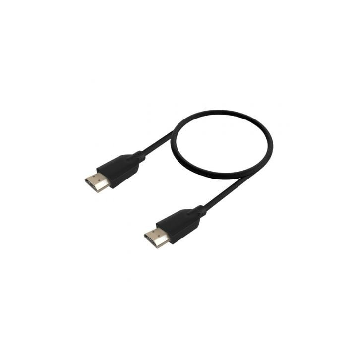 Cable hdmi 2.0 4k ccs aisens a120-0729/ hdmi macho - hdmi macho/ 1m/ negro