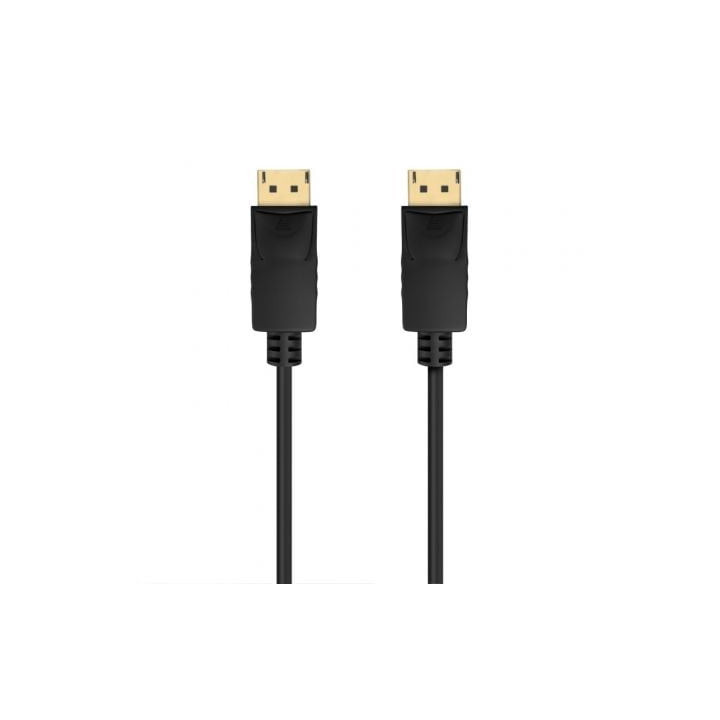 Cable displayport 1.2 ccs 4k aisens a124-0740/ displayport macho - displayport macho/ hasta 5w/ 2300mbps/ 2m/ negro