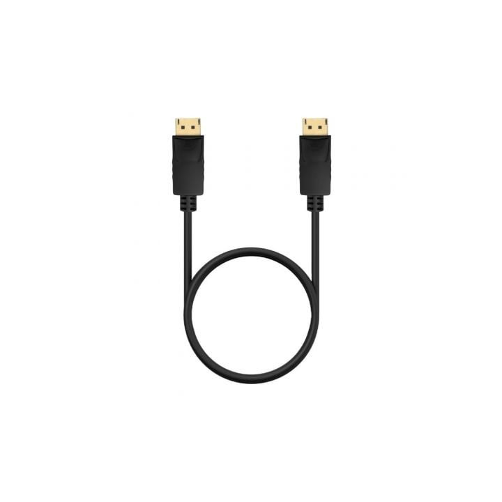 Cable displayport 1.2 ccs 4k aisens a124-0740/ displayport macho - displayport macho/ hasta 5w/ 2300mbps/ 2m/ negro