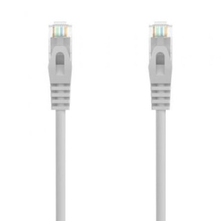 Cable de red rj45 awg24 utp aisens a145-0553 cat.6a/ lszh/ 30cm/ gris