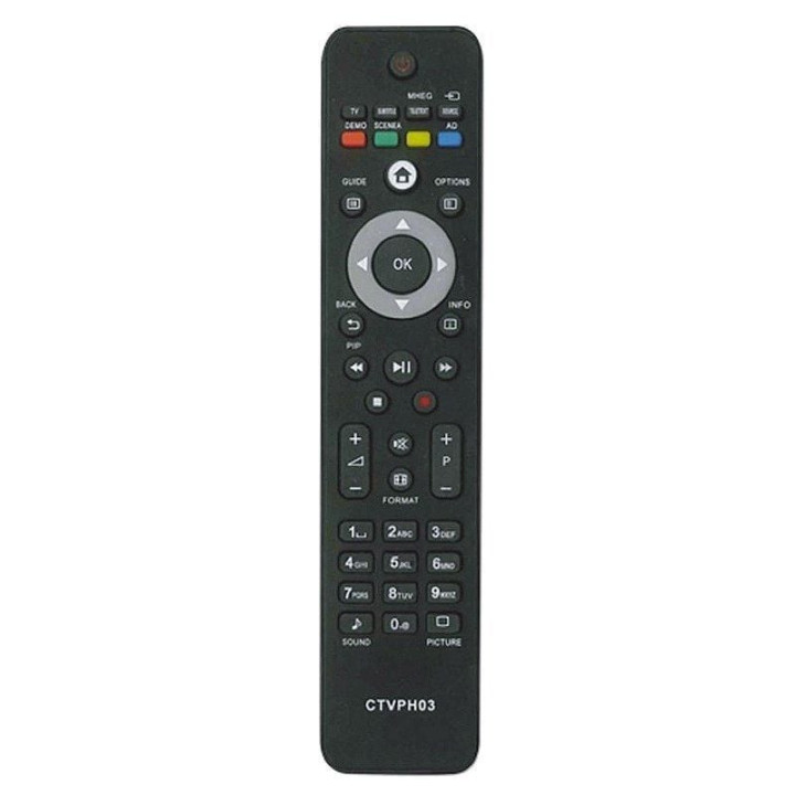 Mando para tv ctvph03 compatible con philips
