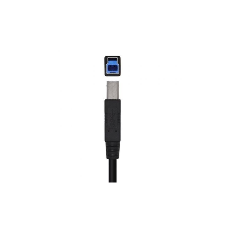 Cable usb 3.0 impresora aisens a105-0444/ usb tipo-b macho - usb macho/ 5gbps/ 2m/ negro
