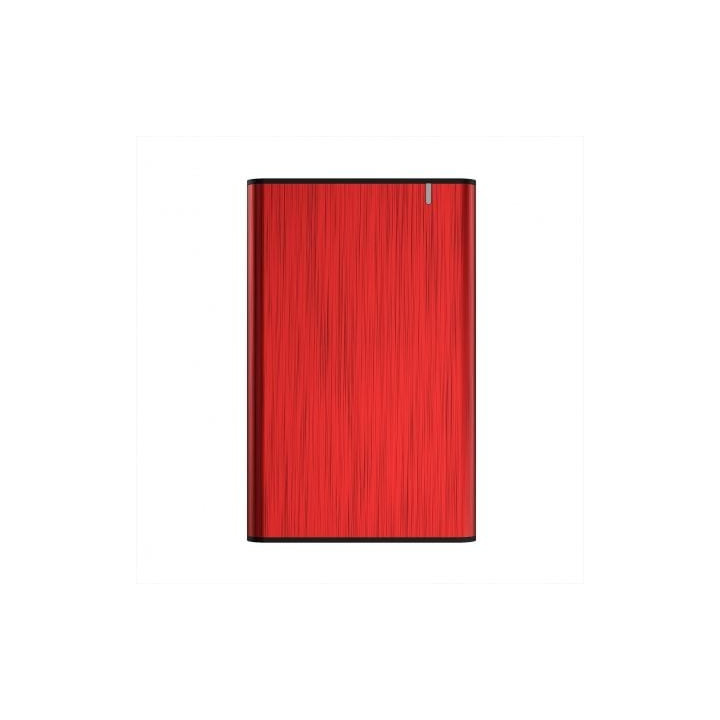 Caja externa para disco duro de 2.5' aisens ase-2525red/ usb 3.1/ sin tornillos