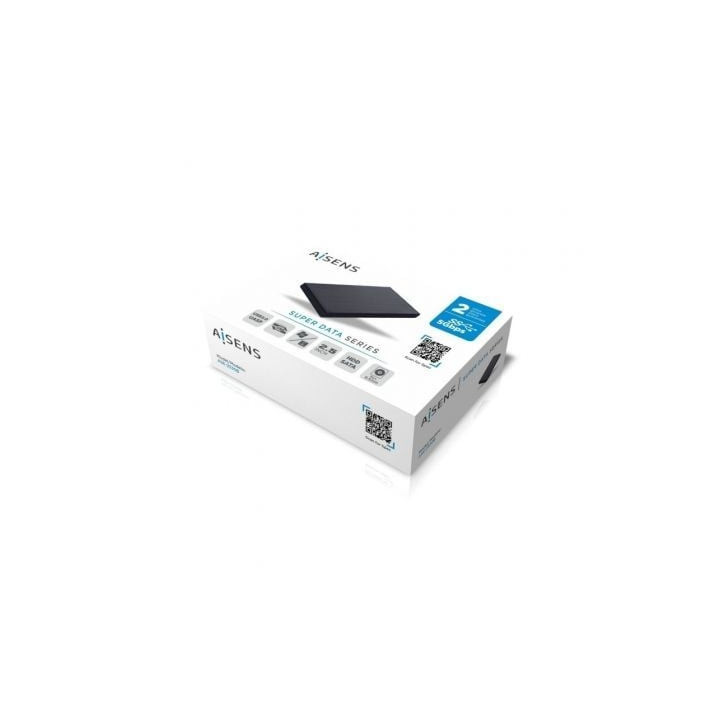 Caja externa para disco duro de 2.5' aisens ase-2530b/ usb 3.1