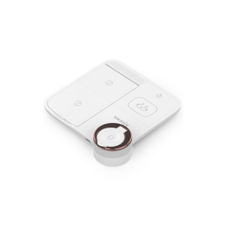 Base de carga inalámbrica aisens asch-15w4wc061-w/ 15w/ blanco