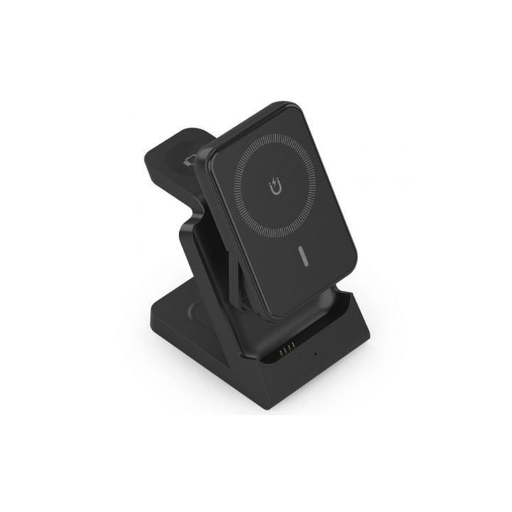 Base de carga inalámbrica aisens asch-15w4wc064-bk/ 15w/ negro