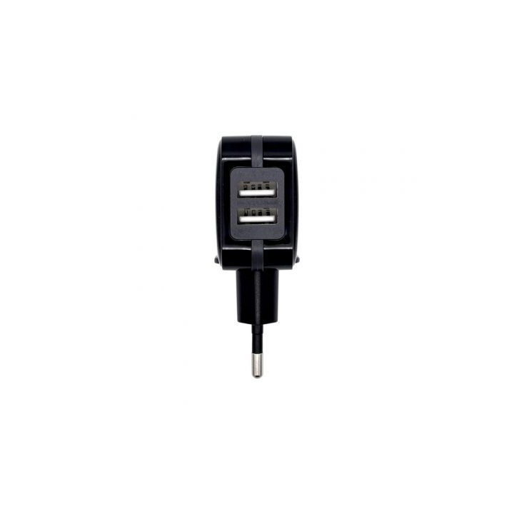 Cargador de pared aisens a110-0440/ 2xusb/ 17w