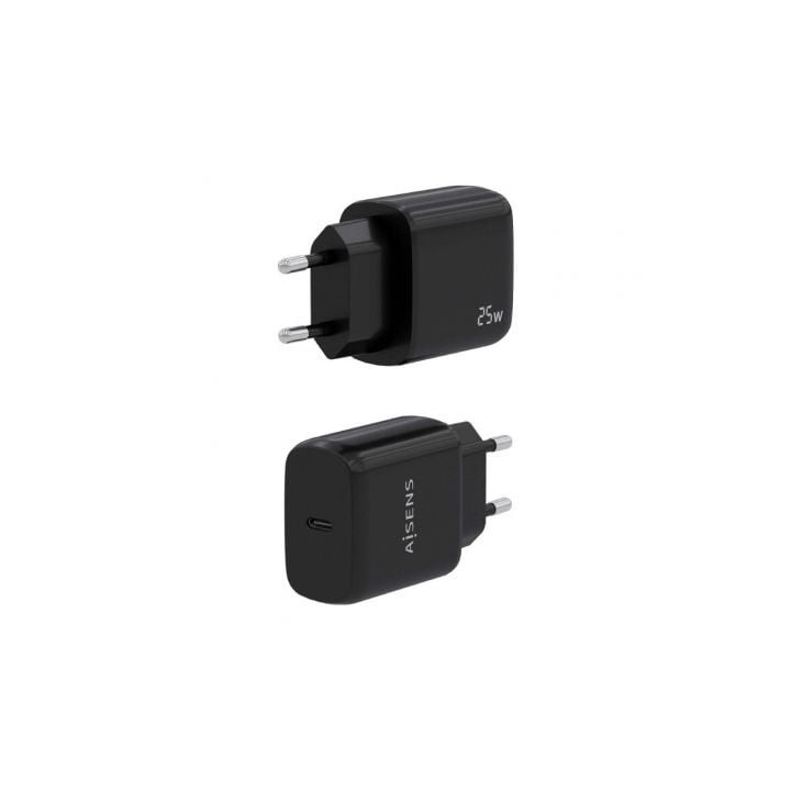 Cargador de pared aisens a110-0757/ 1xusb tipo-c/ 25w