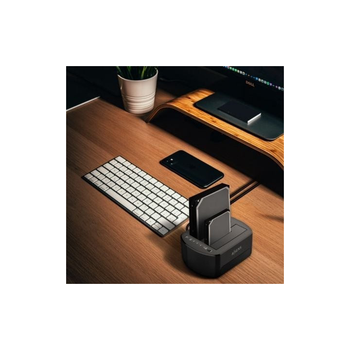 Docking station para discos duros aisens asds-d03b