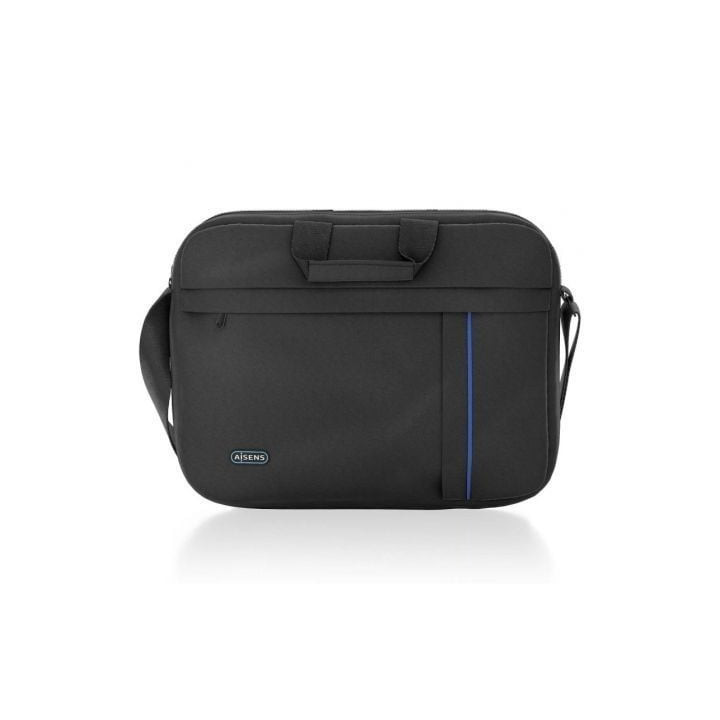 Maletín aisens asbg-bc020-bk para portátiles hasta 15.6'/ negro