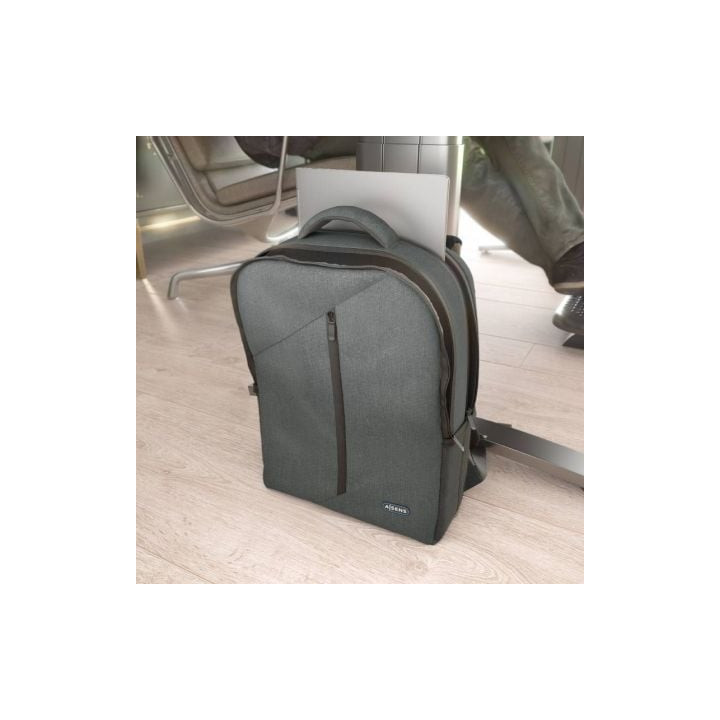 Mochila aisens premium asbg-bp084-gr para portátiles hasta 15.6'/ gris