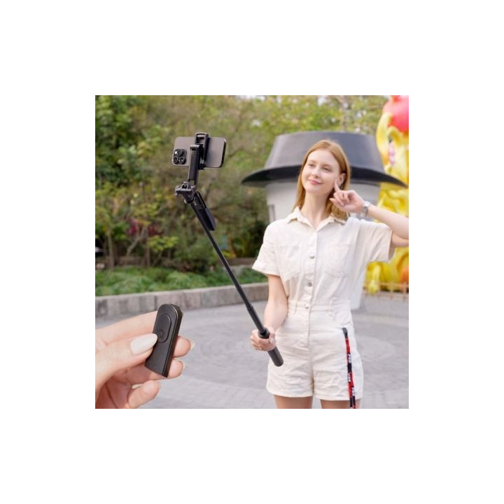 Palo para selfie + trípode aisens ss01st-299/ negro